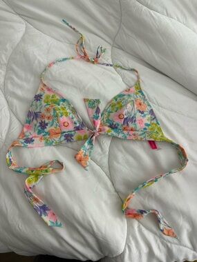 Victoria's Secret Pastel Floral Bikini Top